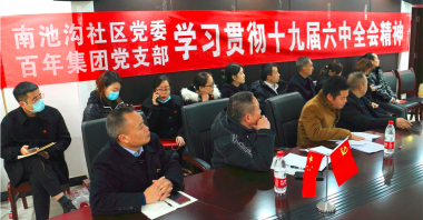 南池溝社區(qū)黨委、百年集團黨支部聯(lián)手開展專題